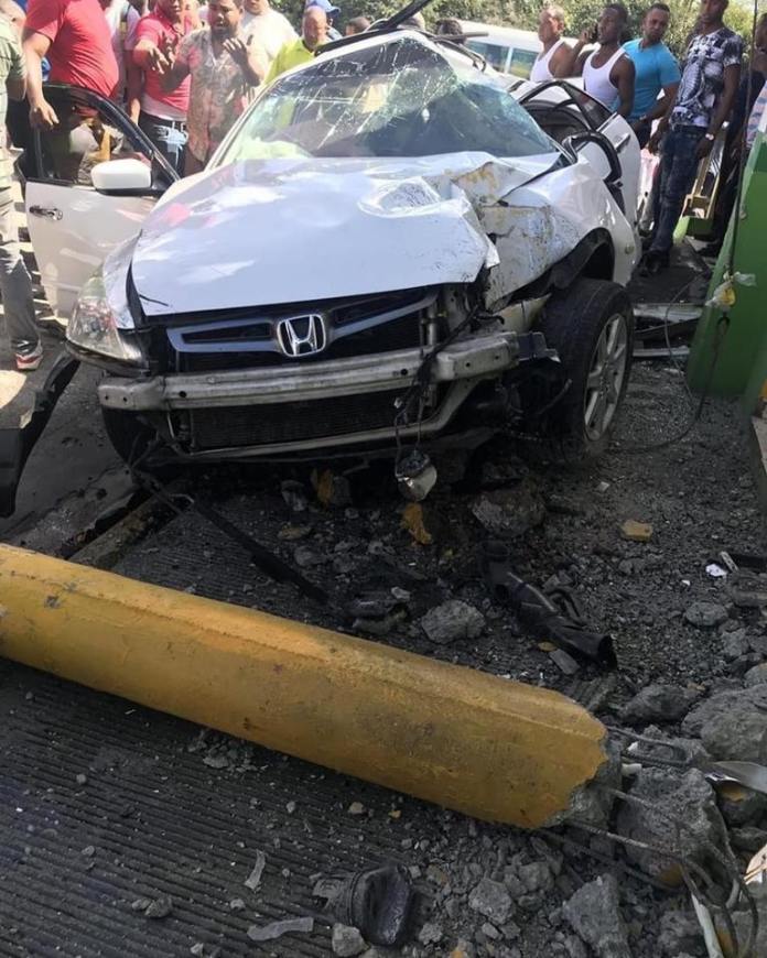 Accidente deja varios heridos en Yaguate San Cristóbal El Granero