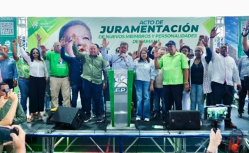 Leonel juramenta en la FP a Miguel Ángel Jazmín “Muñeco”, principal dirigente del PLD en Samaná