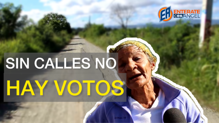 “Sin carretera no hay votos”; así dicen residentes en los cambrones de San Juan